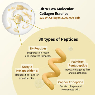 Silk Lifting Peptide Ampoule | Wrinkle Care | Face-Lift at Home serum with Peptides & Deep Collagen | Plumping, Smooth, Anti aging Korean Skincare (30ml)